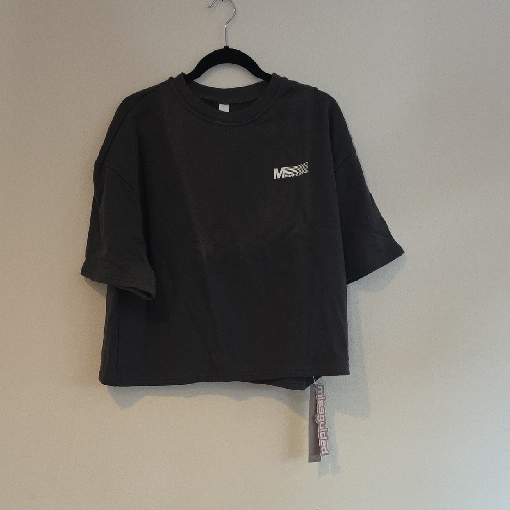 Missguided Dark Gray Top